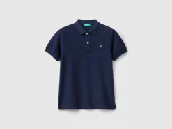 Slim fit polo in 100% organic cotton