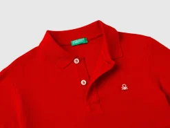Slim fit polo in 100% organic cotton