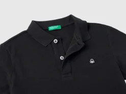 Slim fit polo in 100% organic cotton