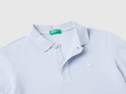 Slim fit polo in 100% organic cotton
