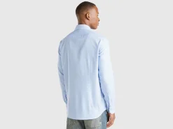 Slim fit shirt in cotton blend