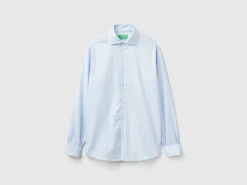 Slim fit shirt in cotton blend