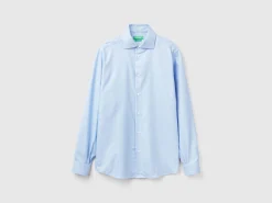 Slim fit shirt in cotton blend