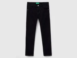 Slim fit stretch corduroy trousers