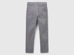 Slim fit stretch corduroy trousers
