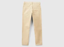 Slim fit stretch corduroy trousers