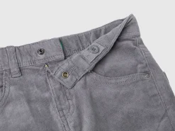Slim fit stretch corduroy trousers