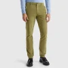 Slim fit stretch velvet trousers