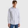 Slim fit striped shirt