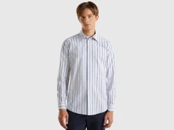 Slim fit striped shirt