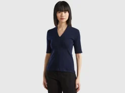 Slim fit t-shirt in long fiber cotton