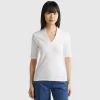 Slim fit t-shirt in long fiber cotton