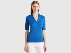 Slim fit t-shirt in long fiber cotton