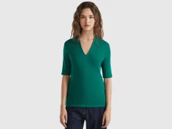 Slim fit t-shirt in long fiber cotton