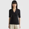 Slim fit t-shirt in long fiber cotton