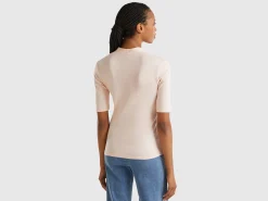 Slim fit t-shirt in long fiber cotton