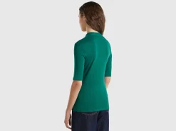 Slim fit t-shirt in long fiber cotton