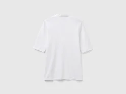 Slim fit t-shirt in long fiber cotton