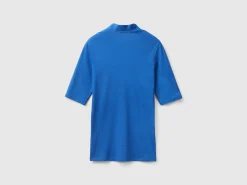 Slim fit t-shirt in long fiber cotton