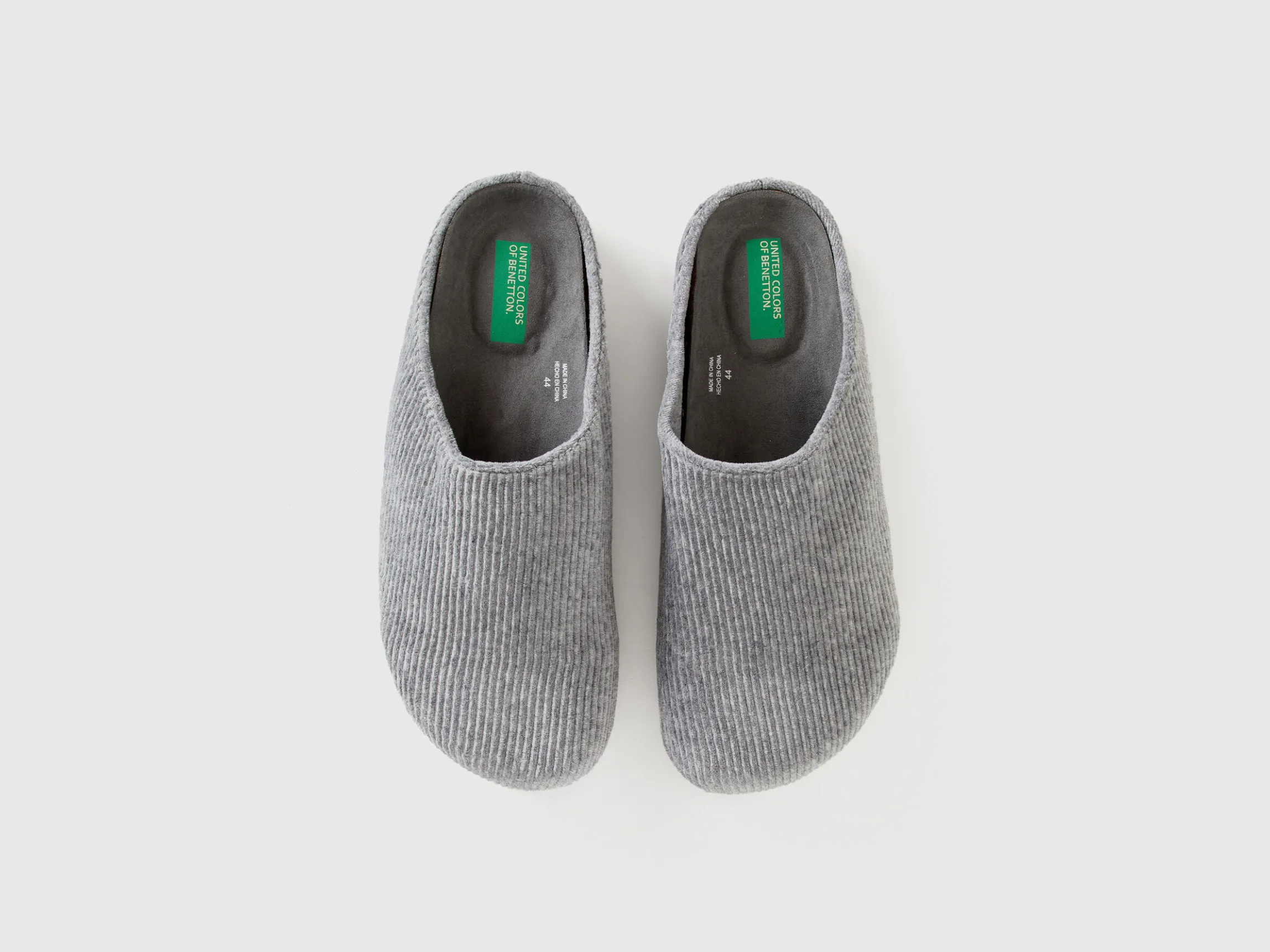 Slippers in cotton blend