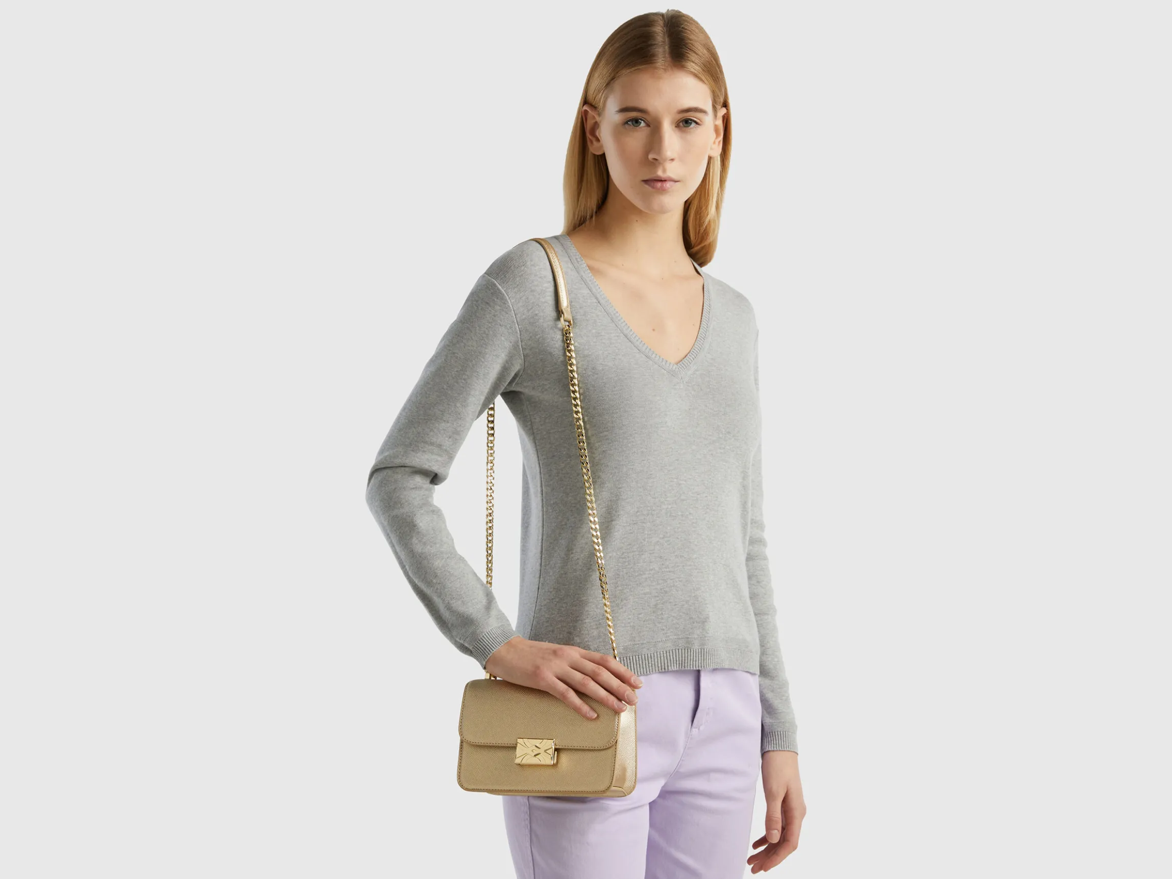 Small gold Be Bag