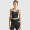 Sports bra top with recycled fabric