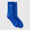 Sporty socks in cotton blend