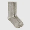 Sporty socks in cotton blend