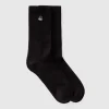 Sporty socks in cotton blend