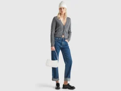 Straight jeans with cuffs