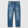 Straight leg jeans