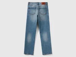 Straight leg jeans