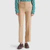Straight trousers in viscose blend