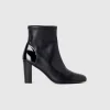 Stretch ankle boots with heels