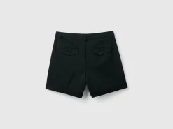 Stretch cotton bermudas