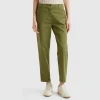 Stretch cotton chino trousers