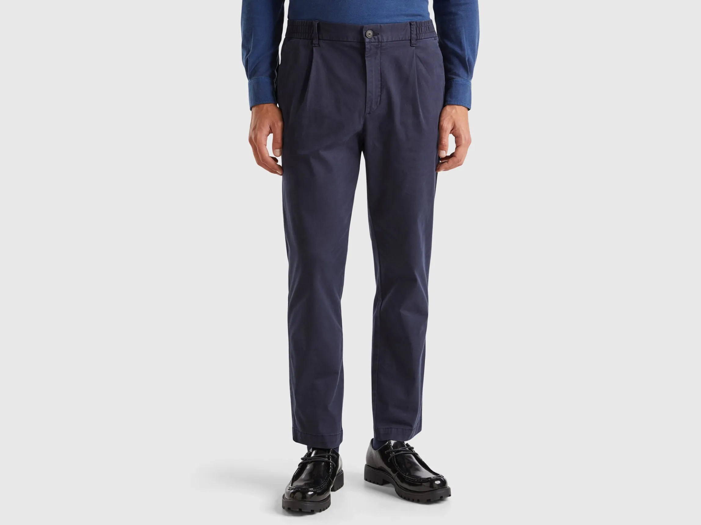 Stretch cotton chinos