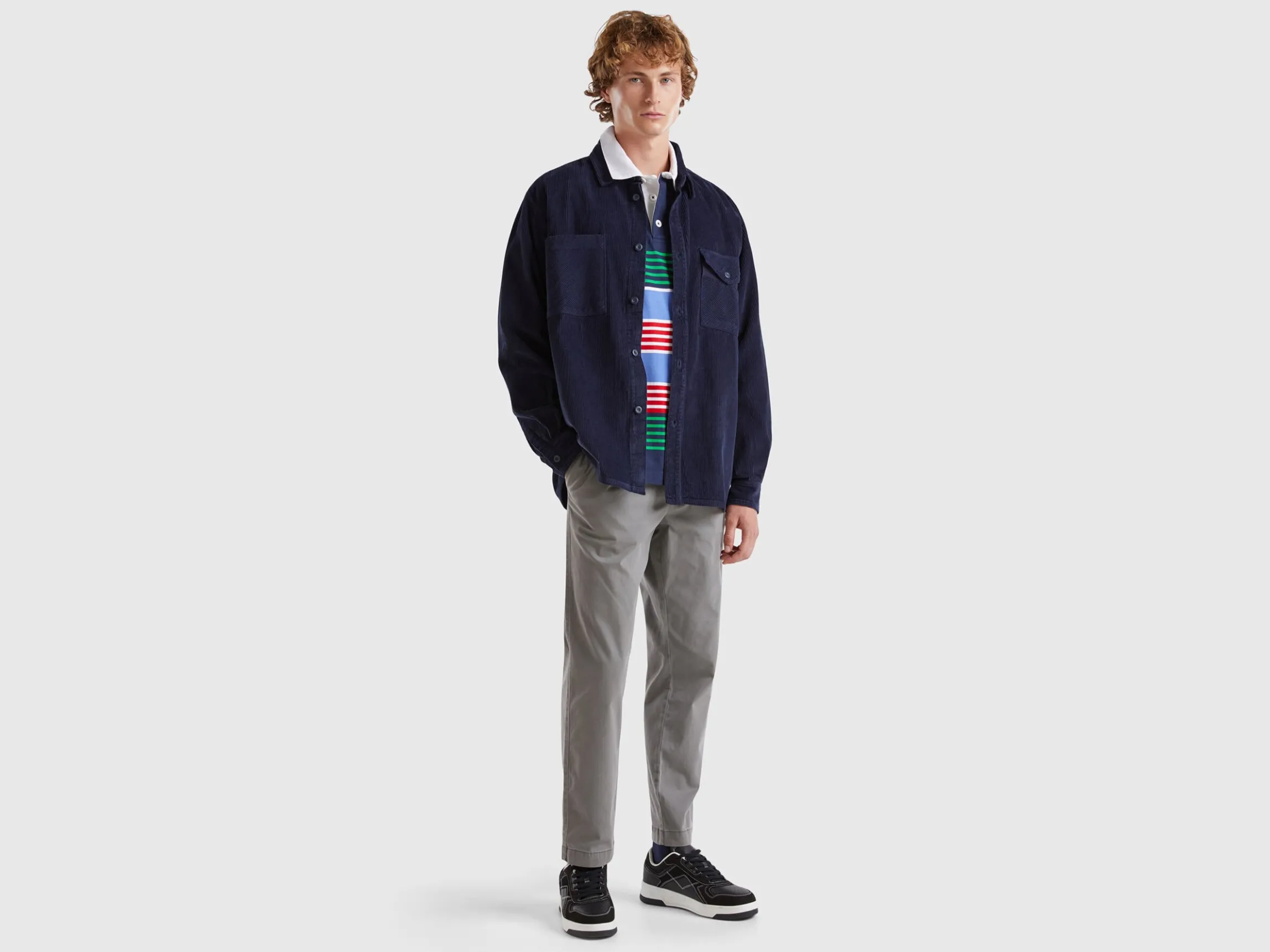 Stretch cotton chinos