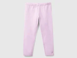 Stretch cotton leggings