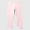 Stretch cotton leggings