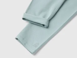 Stretch cotton leggings