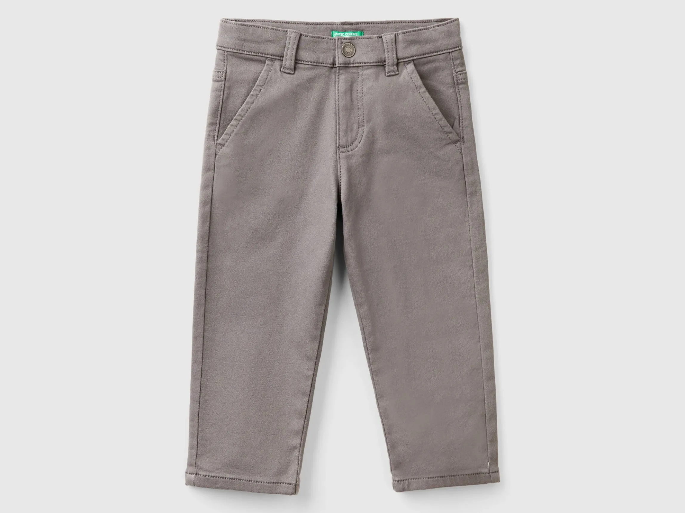 Stretch cotton trousers