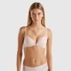 Stretch lace push up bra