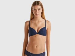 Stretch lace push up bra