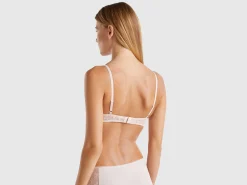 Stretch lace push up bra