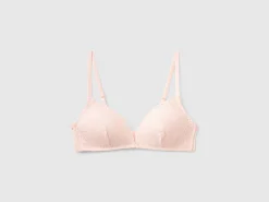 Stretch lace push up bra