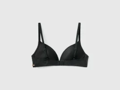 Stretch lace push up bra