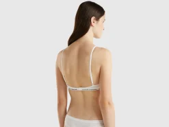 Stretch organic cotton bra