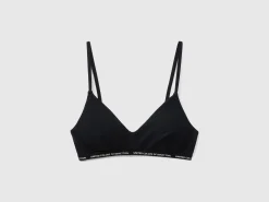 Stretch organic cotton bra