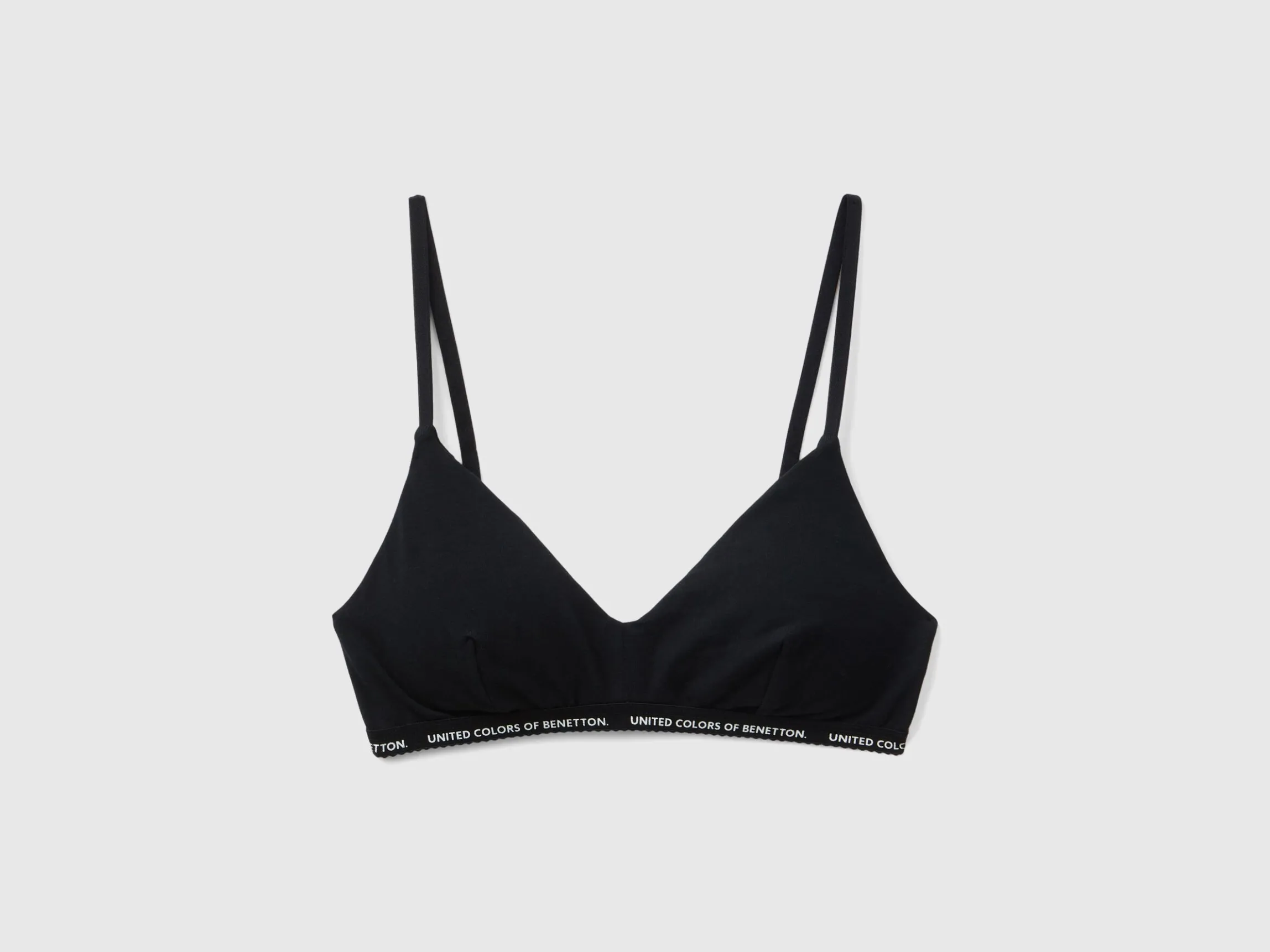 Stretch organic cotton bra